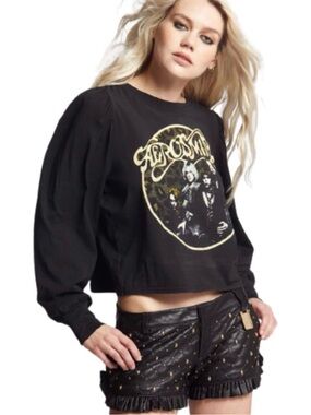 Aerosmith Back in the Saddle Women's Long Sleeve T-shirt by Recycled Karma